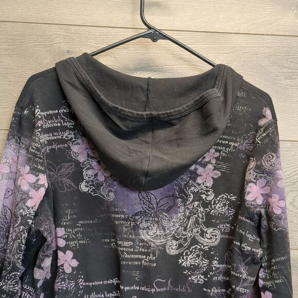 Gitano Y2K Hooded Paris Long Sleeve Top Women's Plus Size 18/20 - Picture 8 of 10